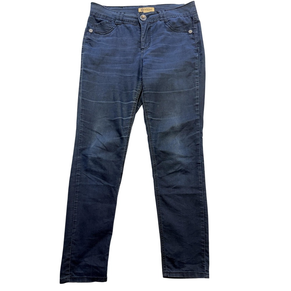Democracy Jegging Jeans‎ Womens 12 Blue Med Wash Mid Rise Stretch Denim 33x28